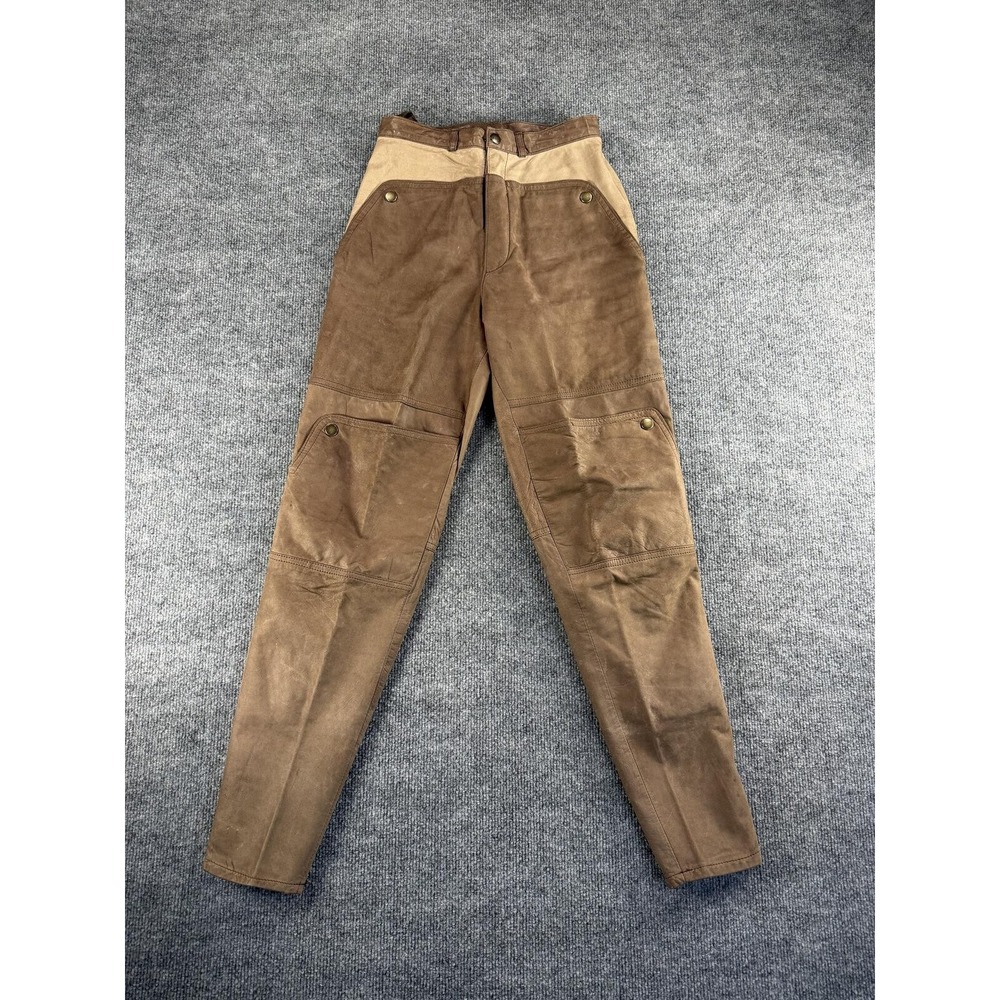 VTG Wilson's Brown Two-Tone Leather Pant - hunting,‎ upland, bikercore, workwear